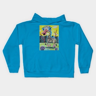 Freaky Giraffe Kids Hoodie